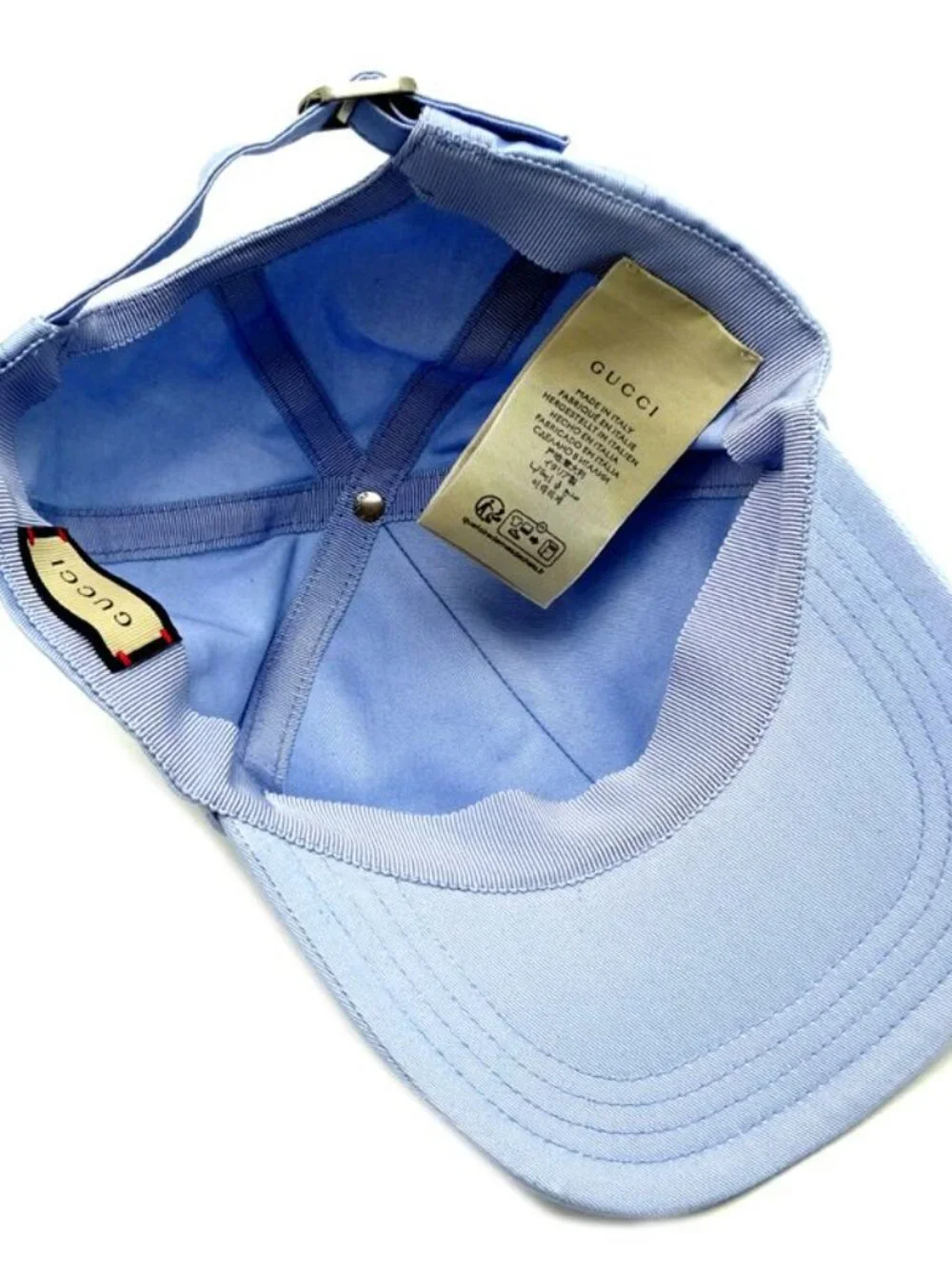 Gucci Cap Cotton Blue - Picture 6 of 9